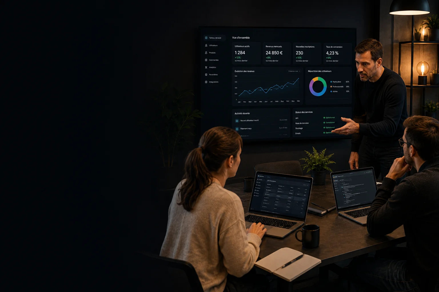 Application SaaS sur mesure développée pour les besoins d'une entreprise